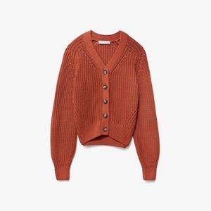 Everlane Cotton Textured Cardigan